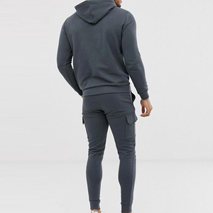 Survêtements décontractés pour hommes, en polyester/coton, imprimés, couleur unie, taille plus, à capuche, style unique, fabrication sur mesure, matériau durable - Product Image 2