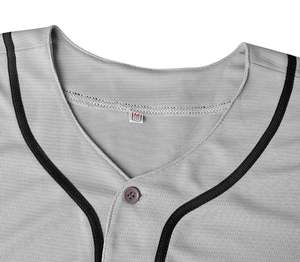 Maillot de baseball personnalisé en gros de haute qualité 100% coton uniforme respirant à séchage rapide avec nouveau design - Product Image 2