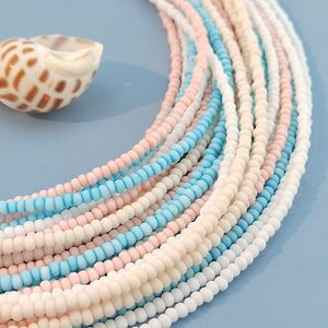 Collar de cuentas de semillas de alta calidad para mujer declaración multicapa grueso babero Collar racimo regalo - Product Image 1