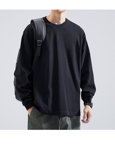 เสื้อยืดผู้ชายผ้าคอตตอนซักด้วยกรดเสื้อผ้า100% ออกแบบโลโก้ได้ตามต้องการ - Product Image 4