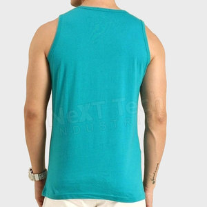 Wholesale Custom Logo <b>NEXT</b> TECH INDUSTRIES Men's Tank Top Breathable Quick Dry Cotton/Polyester New Stylish Design Casual - Product Image 2
