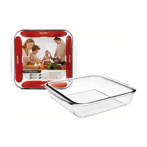 Piatto da portata quadrato in vetro 25x22x5cm (Ibili 480625) - Product Image 1