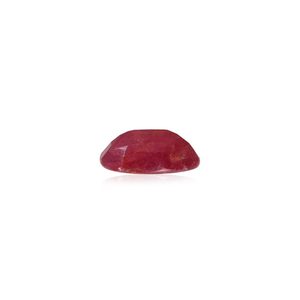 Rubí facetado de 4.13 quilates, gema suelta natural, corte cojín, pulido, tratamiento de laboratorio, esmeralda sintética, formas de pera y octágono. - Product Image 2