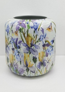 แจกันดอกไม้โลหะ & รูปลอกกระถางต้นไม้เคลือบสำหรับตกแต่งบ้านและกลางแจ้งดีไซน์คลาสสิกงานแฮนด์เมดออกแบบได้ตามต้องการ - Product Image 5