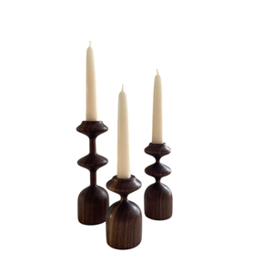 Nouveau élégant décoratif en bois bougeoir bougeoir en gros bureau bureau décoration en bois bougeoir chandelier - Product Image 4