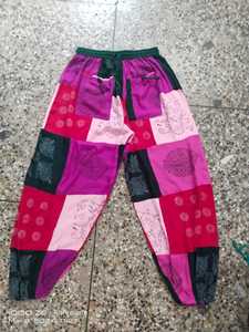 Super High Quality Patchwork Harem Pants with Pockets All Season Wholesale <b>Women</b> <b>Summer</b> Pants Festival Pants Ladies Clothes - Product Image 2