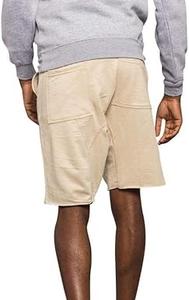 Shorts à entrejambe tombant, longueur genou, nouvelle tendance estivale, poches à rabat, streetwear décontracté, 100% coton, molleton anti-froissement - Product Image 2