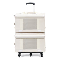 Sac à dos robuste et portable, pliable, à double étage, pour animaux de compagnie, avec un grand espace, imperméable, respirant et léger