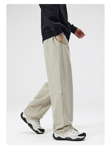 Pantalones de chándal de lana personalizados de lujo para gimnasio, pantalones para correr, ropa informal suelta, pantalones de chándal acampanados, gran oferta para hombre, ropa de verano - Product Image 3