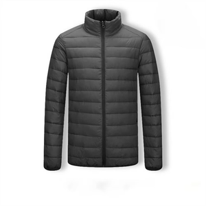 Veste matelassée personnalisée en usine pour l'automne/hiver Style décontracté coupe-vent imperméable caractéristiques Stand Front High Street Style hommes - Product Image 4