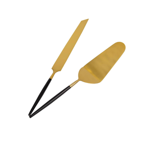 Servidor de pasteles de acero de la mejor calidad 100% y panadería Hotel restaurante hornear Pastel de galletas con diseño de ala de mango de latón - Product Image 5