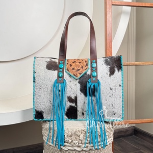 กระเป๋าถือหนังวัวสำหรับผู้หญิงใหม่ล่าสุดของ2025กระเป๋าถือสุดหรูมีดีไซน์แฟชั่นทันสมัย - Product Image 1