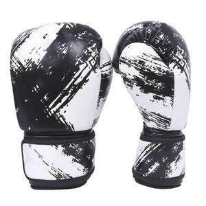 Gants de boxe professionnels de haute qualité en cuir de vachette personnalisable, respirants, pour l'entraînement en plein air, fermeture à boucle et crochet, complets - Product Image 1