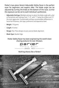 Double Edge Safety <b>Razor</b> Blade Variety Pack 100 Blades Stainless Steel DE Shaving Blade Refills Fits Standard <b>Razors</b> Wholesale - Product Image 2