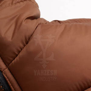 Veste d'hiver en duvet à manches longues personnalisée pour hommes avec col montant style High Street et dernier modèle - Product Image 3