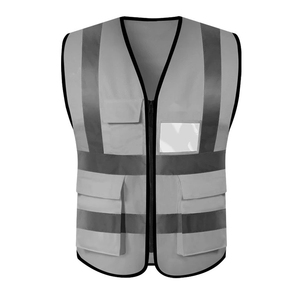 Gilet réfléchissant haute visibilité pour la course à pied et le travail en plein air Vêtements de sécurité en tissu maillé léger avec logo - Product Image 1