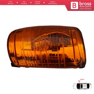 Lente de la Lámpara Indicadora de Señal Ámbar del Espejo Retrovisor Lateral Derecho BSP593-2 para Transit MK8 T18 V363 2013 en Adelante 1847390 - Product Image 2