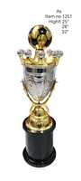 2025 HOT SELLING Trophy Cup Custom Award Silver Cup Medal Awards Trophée de luxe Fabrication de médailles et de trophées