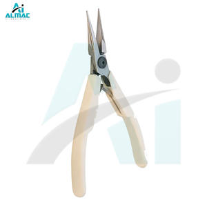 Alicates profesionales de punta redonda ALMAC hechos de acero al carbono perfectos para crear bucles, curvas y bobinas en joyería - Product Image 1