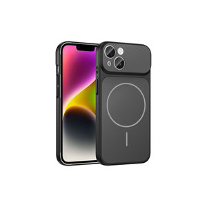 Étui de chargement magnétique sans fil MagSafe de luxe pour iPhone 13, coque de protection en silicone doré pour appareil photo, compatible 14 Plus XR - Product Image 2