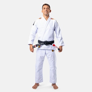 Combinaisons de Jiu-Jitsu Brésilien personnalisables en usine depuis 10 ans, classiques, 100% coton, légères, respirantes, extensibles, logo frontal - Product Image 1