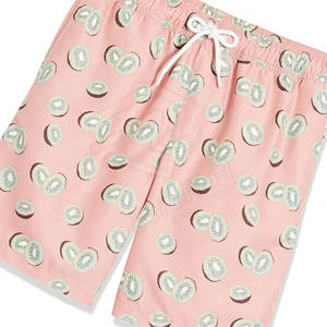 Pantalones cortos de tabla de surf de estilo callejero de tamaño libre para hombre, pantalones cortos de playa con patrón sólido, bañador con logotipo personalizado - Product Image 6