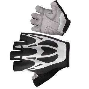 Guantes de Ciclismo de Alta Calidad, Resistentes, de Medio Dedo, de Cuero/Poliéster/Neopreno, Ecológicos, para Adultos, Cómodos para las Manos - Product Image 2