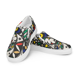 Orisun VI da donna espadrillas in tela Slip-On morbida imbottitura in gomma EVA soletta Oxford per camminare per l'estate autunno inverno - Product Image 5