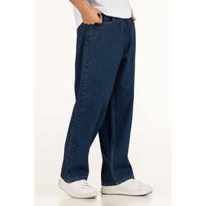 กางเกงยีนส์ทรงปกติ ผ้าฝ้าย 100% ล้างสีแบบสโตนวอช ดีไซน์ปะติดสไตล์ฮิปฮอปวินเทจ ทรงหลวม ใส่ได้ในฤดูหนาว - Product Image 5