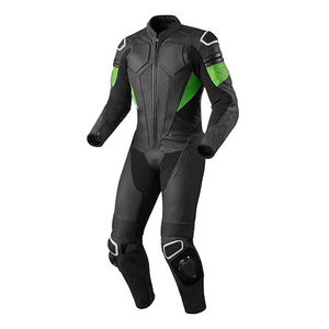 Combinaison de moto en cuir véritable pour hommes Combinaison de sécurité en cuir très vendue Moto de course automobile - Product Image 1