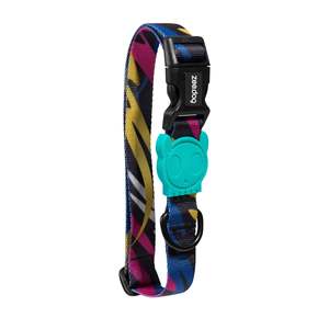 Woozer Luxury Cat Pet <b>Collar</b> Quick Release Soft Nylon with <b>Reflective</b> & Light Features Elegant & Classic Style for Training - Product Image 1
