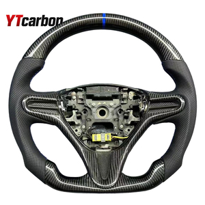 <span class=keywords><strong>พวงมาลัย</strong></span>คาร์บอนไฟเบอร์หุ้มหนังกลับ YTcarbon Sport Italy สำหรับรถยนต์ <span class=keywords><strong>Civic</strong></span> รุ่นที่ 8 Type R อุปกรณ์ตกแต่งภายในรถยนต์ - Product Image 2