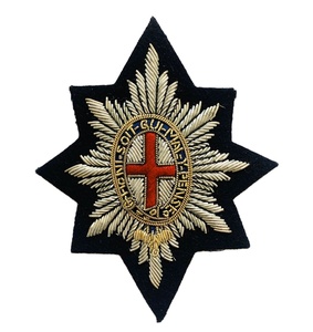 OEM Customized Ralph Bullion Embroidery Sew-On Sequins Badge Patch French Wire Eco-Friendly Material 3D Nickel-Free Custom - Product Image 5