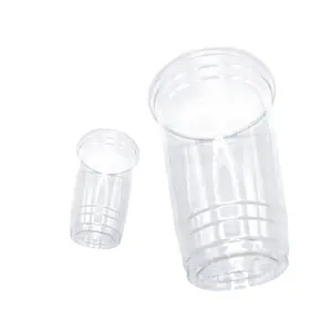 热卖12 16 20 24盎司一次性宠物塑料水杯定制标志一次性杯越南制造商