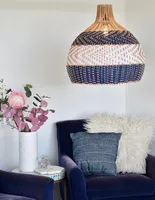 Abat-jour et couvercle de lampe en rotin tissé à la main pour la décoration intérieure, lampes suspendues au plafond, luminaires de lustre modernes, vente en gros de produits bon marché