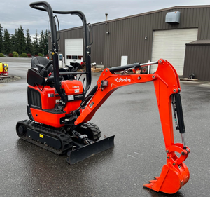 Mini-excavatrice sur chenilles U10-5 d'occasion, livraison gratuite, composants principaux inclus : moteur, pompe, boîte de vitesses, engrenage, PLC, roulement - Product Image 1