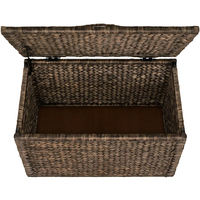 Panier de rangement en bambou et jacinthe d'eau tressé à la main de haute qualité, personnalisable en couleur et taille, marque Son Tra Craft, Vietnam