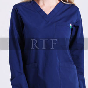 Uniforme médical unisexe à manches longues en spandex pour hommes, excellent design, uniformes d'hôpital pour médecins et infirmières, uniformes chirurgicaux tendance - Product Image 6