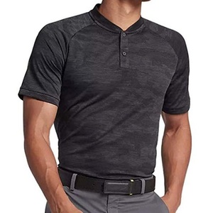 Custom 88% polyester 12% spandex new design dye sublimated <b>mens</b> quick dry <b>collarless</b> golf polo <b>shirts</b>, cool dry man polo t <b>shirt</b> - Product Image 3