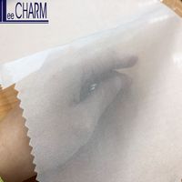 LCSH123 LEE CHARM Taiwan Tissu Organza 100% Polyester Doux, Lisse, Très Léger, Blanc Brut, Voilages Décoratifs pour la Maison et la Confection de Sacs
