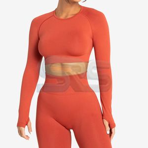Elegante conjunto de Yoga de algodón para mujer, ropa deportiva de talla grande, mallas de dos piezas y Sujetador deportivo, traje de gimnasio - Product Image 4