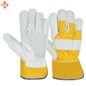 ถุงมือทำงานหนังแพะแบบกำหนดเอง รุ่น Safety 707  มีถุงมือหนังสำหรับงานหนักสำหรับฤดูหนาวด้วย - Product Image 5