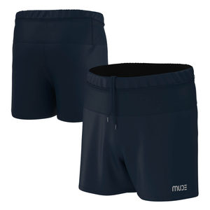 MUDE Herren 9cm Inseam 360 Trainingsshorts – Marineblau, elastischer Bund, gewebtes Polyester, schnelltrocknend, Nadeldetektionsfunktion - Product Image 5