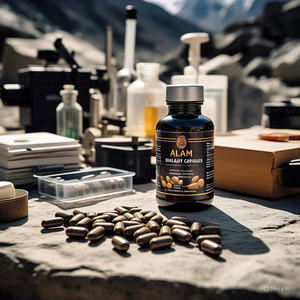 100% cápsulas de Shilajit del Himalaya secadas al sol naturales 100% suplementos de hierbas puras para Soporte de Energía para adultos 60 piezas de embalaje - Product Image 2