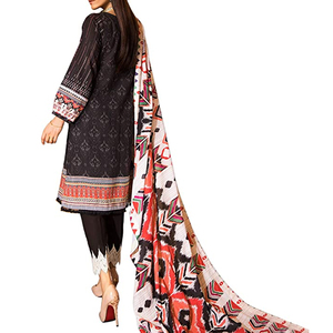 Salwar Kameez traditionnel indien pakistanais pour femmes, imprimé numérique, coupe décontractée, longueur cheville, tenue ethnique, séchage rapide, idéal pour les fêtes - Product Image 5