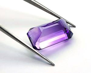 Améthyste naturelle pierres précieuses octogonales améthyste à facettes de spécialiste brésilien des pierres précieuses pour la fabrication de bijoux - Product Image 6