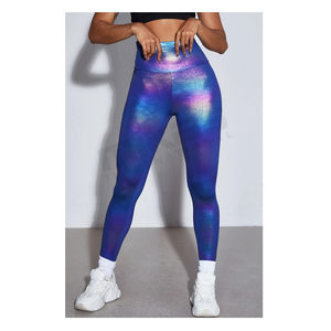 กางเกงโยคะสำหรับผู้หญิงกางเกงเลกกิ้งออกกำลังกายผลิตตามสั่ง - Product Image 5