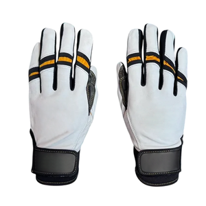 Meilleures ventes de gants de frappeur de baseball de saison de couleur et de conception personnalisés Gants de frappeur de baseball en cuir rose à manchette courte - Product Image 4