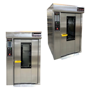 Factory Price Bread <b>Baking</b> <b>Oven</b> 16 Trays Video Technical Support Stainless Steel Rotary <b>Oven</b> Kien an Vietnam Supplier - Product Image 1