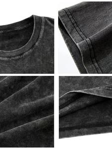 Camiseta Nueva de Alta Calidad con Cuello Redondo, Camiseta de Moda de Manga Corta, Ropa de Algodón, Estilo Hip-Hop, Ropa Deportiva, Camisetas Ajustadas - Product Image 2